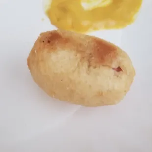 Corn dog bite (soft)