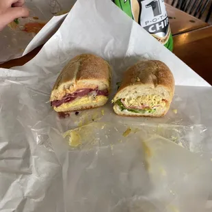 The Sevelocks on the left and a custom tuna on the right