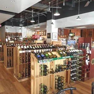 Beer &amp; Wine Section, view from inside store