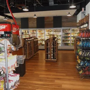 Great Selection, food, snacks, beer &amp; wines