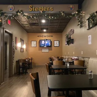 the interior of a restaurant