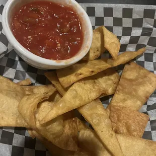 Homemade Chips and Salsa