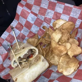 The Philly on a wrap..