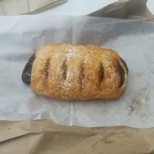 Amazing chocolate croissant.