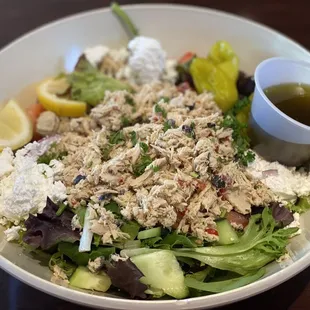 Greek albacore salad - no pita