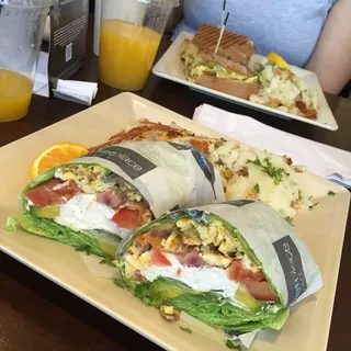 Breakfast Veggie Panini