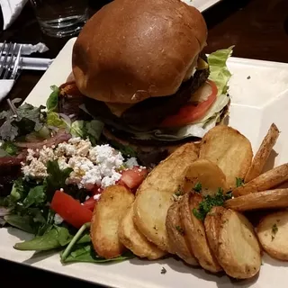Avocado Bacon Cheeseburger