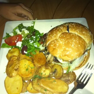 Mushroom Swiss Burger