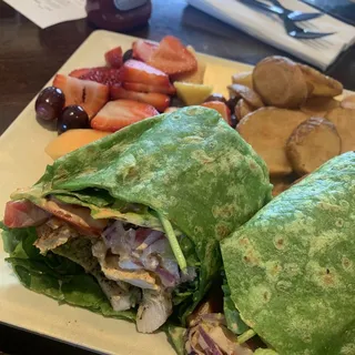 Greek Chicken Breast Wrap