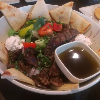 Greek Ribeye Steak Salad