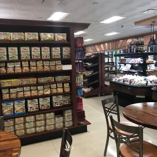 tables and chairs in a store