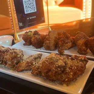 Lemon pepper and garlic parm