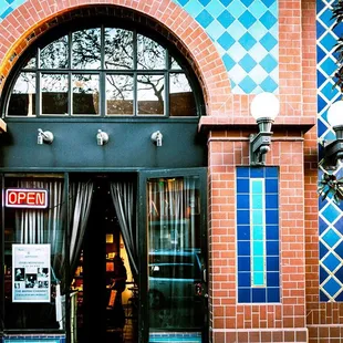 Entrance to The Marsh Cabaret, our bar!