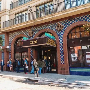 Our entrance on Allston Way