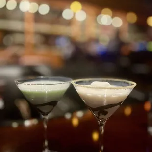 Thinmintini + S'Mores martini's