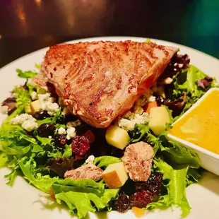 trail mix salad with added tuna