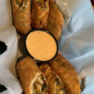 Southwestern eggrolls.