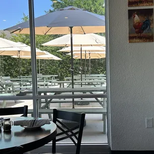 Plenty of outdoor seating and will have weekly live music soon!