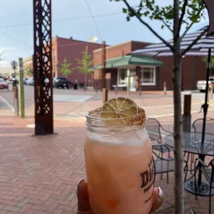 Coconut Aperol margarita