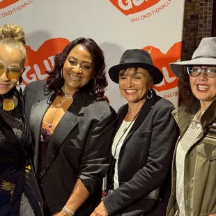 From Left: Rev William's daughter Kimberly Williams  &amp; Glide CEO Gina Fromer + ?