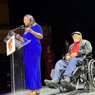 Mayor London Breed &amp; Rev Cecil B Williams