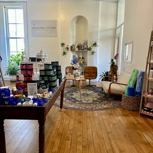 Welcoming reception area