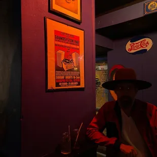 One bad ass gin &amp; tonic and one wicked strong bourbon &amp; coke served in SUGAR SHAKER containers.