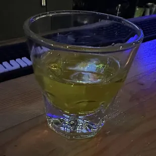 Infused spicy pickle shot