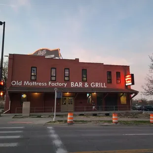 the outside of the building