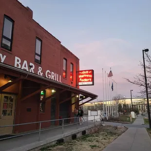 the outside of the building