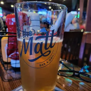 Beer blond vanilla coffee