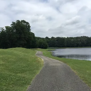#13 par 3 with a pretty lake
