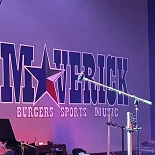 Stage area @the Maverick
