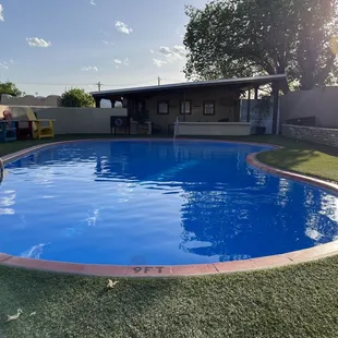 This pool! A little cold but we sat on the side in the sunset with adult beverages. So inviting.