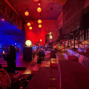 Upstairs seating