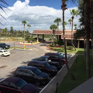 View from balconies in the front of the hotel.
