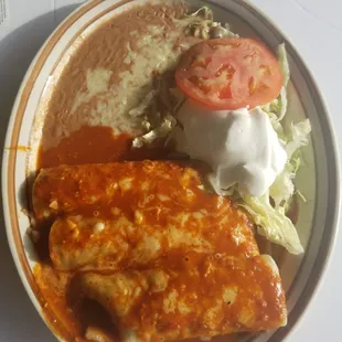 Enchiladas rojas