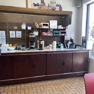 a view of the counter