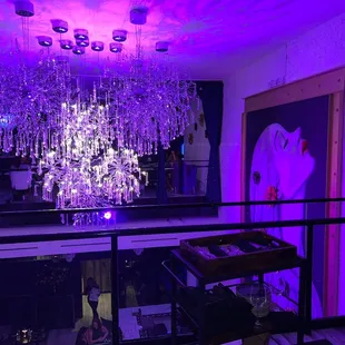 Upstairs area, view from bar