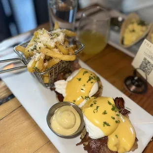 a plate of food on a table