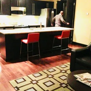 Service is top notch. (our suite)