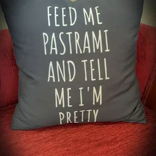Pastrami pillow