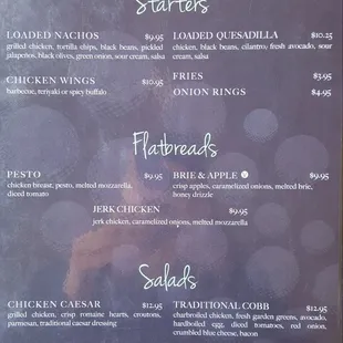 Menu 1/2