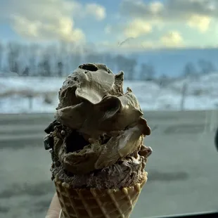 Nothing like custard on a snowy day!