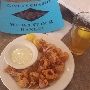 Generous portion, and a wonderfully cold Hefeweizen.