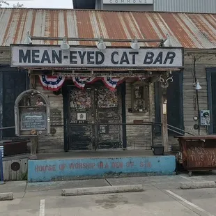 the front of the restaurant