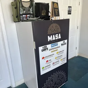 Masa empanada fridge!