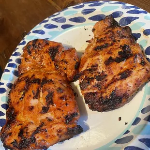 Boneless Chicken thighs.