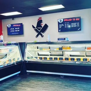 interior, sushi and sashimi