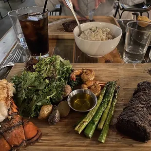 Lobster and steak!